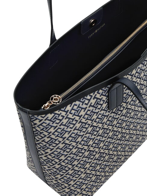 TH ICON Shoulder shopper blue mono - Women&rsquo;s Bags