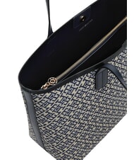TOMMY HILFIGER TH ICON Shoulder shopper blue mono - Women&rsquo;s Bags - 4