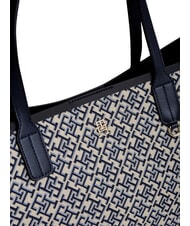 TOMMY HILFIGER TH ICON Shoulder shopper blue mono - Women&rsquo;s Bags - 5