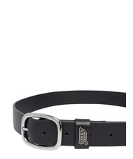 TOMMY HILFIGER TJW OVAL Leather belt black - Belts - 2