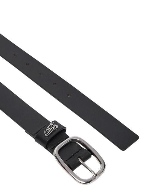 TJW OVAL Leather belt black - Belts
