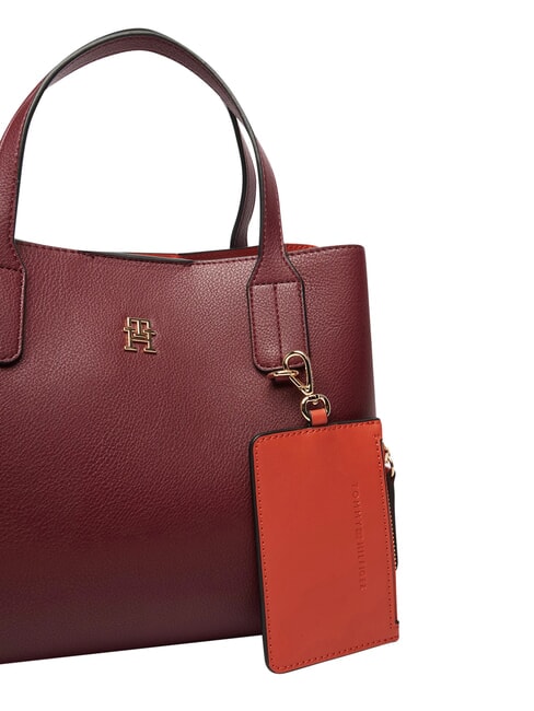 TH ICON Handbag, with shoulder strap velvet maroon - Women&rsquo;s Bags