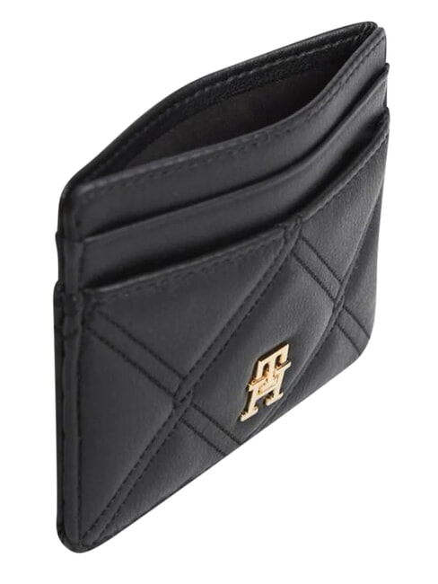 TH FEMININE Flat card holder black - Women&rsquo;s Wallets