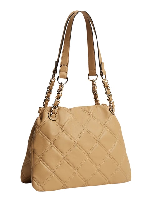 TH FEMININE Quilted shoulder bag classic khaki - Women&rsquo;s Bags
