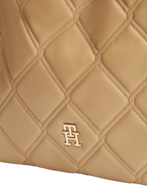 TH FEMININE Quilted shoulder bag classic khaki - Women&rsquo;s Bags