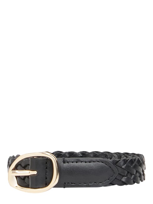 TH SCULPT Leather belt black - Belts