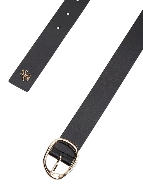 TH SCULPT Leather belt black - Belts