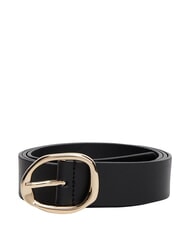 TOMMY HILFIGER TH SCULPT Leather belt black - Belts - 4