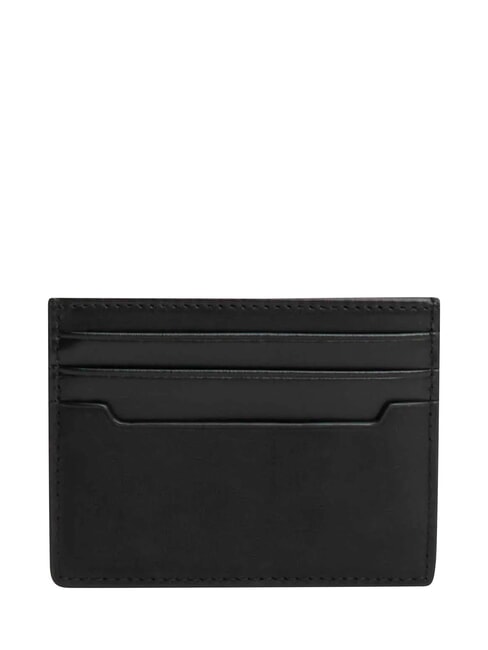 TH SOHO Flat leather card holder black - Men&rsquo;s Wallets