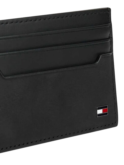 TH SOHO Flat leather card holder black - Men&rsquo;s Wallets