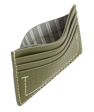 TOMMY HILFIGER TH MICRO FLAG Flat leather card holder olivewood - Men&rsquo;s Wallets - 4