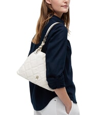 TOMMY HILFIGER TH FEMININE Quilted shoulder bag soft cream - Women&rsquo;s Bags - 2