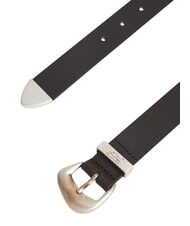 TOMMY HILFIGER TJW SEASONAL COOL Leather belt black - Belts - 4
