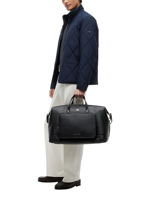 TH CENTRAL Duffel bag with shoulder strap black - Duffle bags