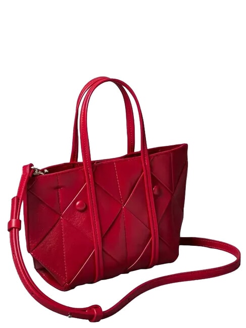 WOVEN Handbag with shoulder strap Bordeaux wine - Women&rsquo;s Bags