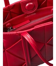 CALVIN KLEIN WOVEN Handbag with shoulder strap Bordeaux wine - Women&rsquo;s Bags - 3