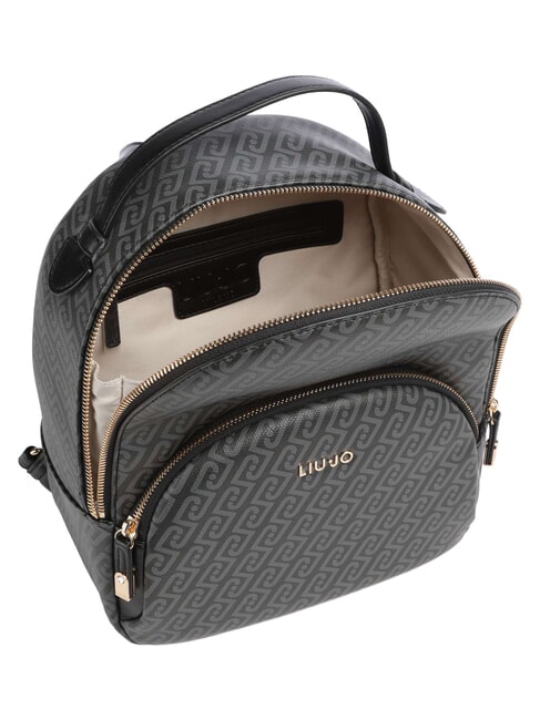 MANHATTAN Backpack with front pocket BLACK - Women&rsquo;s Bags