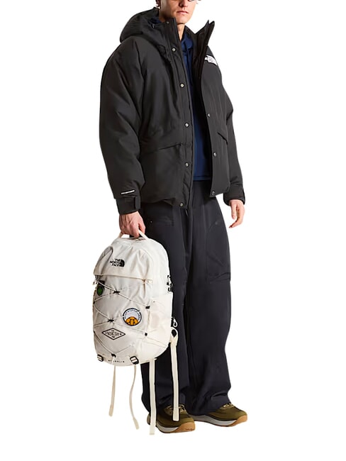 W BOREALIS PATCH Travel backpack white dune/patch - Backpacks & School and Leisure