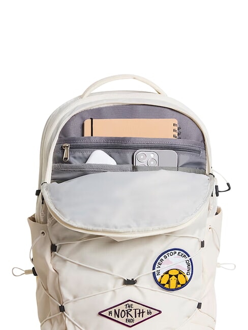 W BOREALIS PATCH Travel backpack white dune/patch - Backpacks & School and Leisure