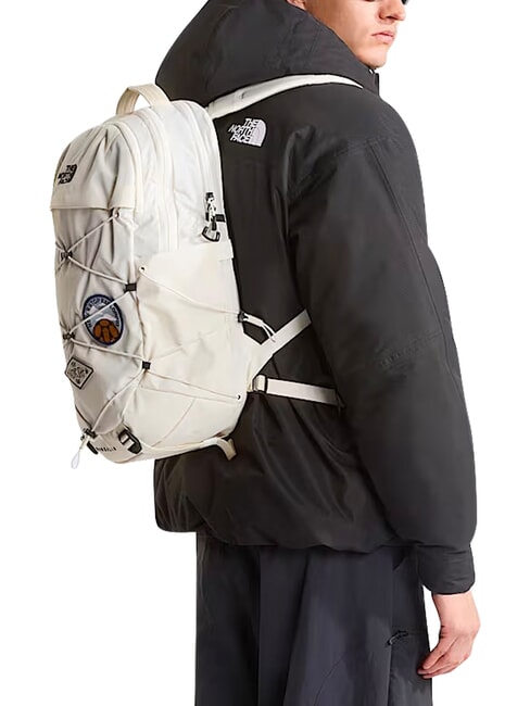 W BOREALIS PATCH Travel backpack white dune/patch - Backpacks & School and Leisure