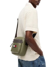 TOMMY HILFIGER TJM ELEVATED Shoulder bag Spanish olive - Over-the-shoulder Bags for Men - 4