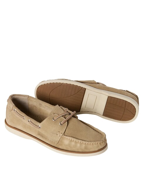 DECK SUEDE Leather moccasins beige - Women&rsquo;s shoes