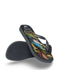 HAVAIANAS flip flops IPE NEW GRAPHITE - Unisex shoes - 3
