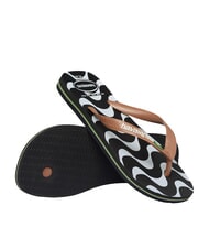 HAVAIANAS TOP CAPOCABANA Rubber slippers BLACK - Unisex shoes - 3