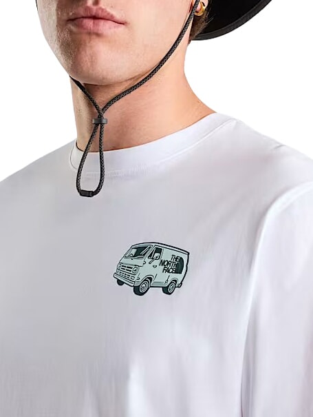 VAN LIFE Short-sleeved T-shirt, 100% cotton tnf white - T-shirt