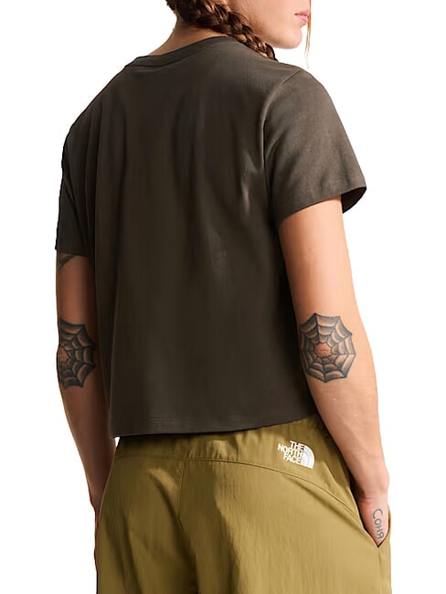 ESSENTIAL SIMPLE Short-sleeved T-shirt, 100% cotton new taupe green - T-shirt