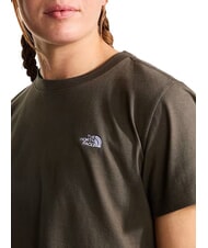 THE NORTH FACE ESSENTIAL SIMPLE Short-sleeved T-shirt, 100% cotton new taupe green - T-shirt - 5