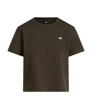 THE NORTH FACE ESSENTIAL SIMPLE Short-sleeved T-shirt, 100% cotton new taupe green - T-shirt - 8