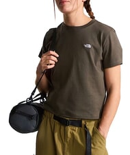 THE NORTH FACE ESSENTIAL SIMPLE Short-sleeved T-shirt, 100% cotton new taupe green - T-shirt - 6