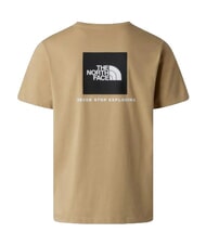 THE NORTH FACE EVOLUTION BOX Short-sleeved T-shirt, 100% cotton khaki stone - T-shirt - 6