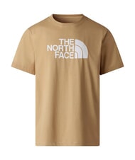 THE NORTH FACE EVOLUTION HALF Short-sleeved T-shirt, pure cotton khaki stone - T-shirt - 6