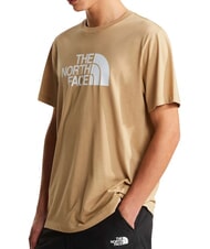 THE NORTH FACE EVOLUTION HALF Short-sleeved T-shirt, pure cotton khaki stone - T-shirt - 3