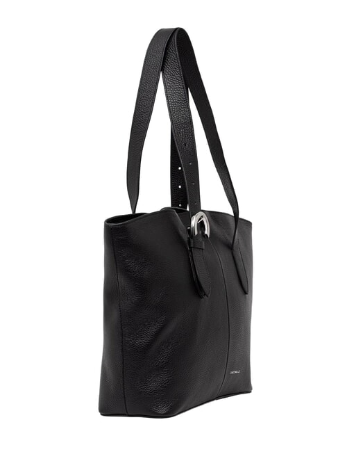 FERN Leather Shopping Bag Black - Women&rsquo;s Bags