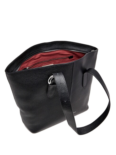 FERN Leather Shopping Bag Black - Women&rsquo;s Bags