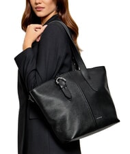 COCCINELLE FERN Leather Shopping Bag Black - Women&rsquo;s Bags - 2