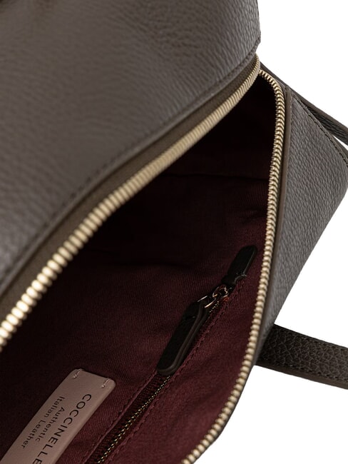 MAVERY POCKET Shoulder bag, in leather mud - Women&rsquo;s Bags