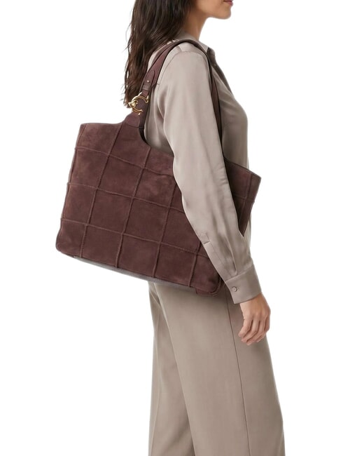 C-EASY CHECK E Soft shoulder bag berry - Women&rsquo;s Bags