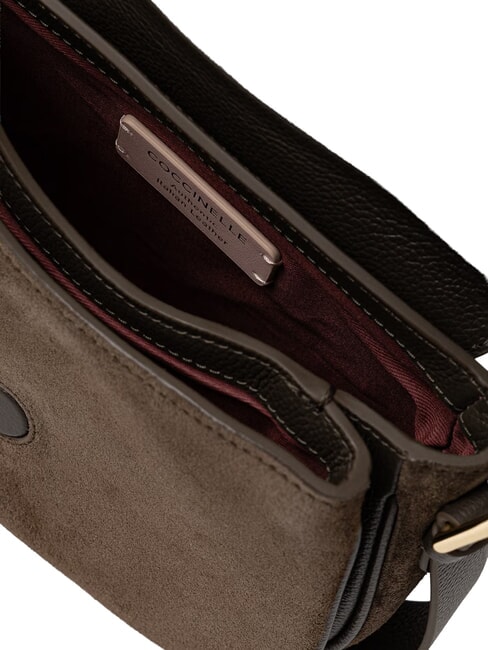 MAVERY SUEDE BI Mini handbag with shoulder strap mud - Women&rsquo;s Bags