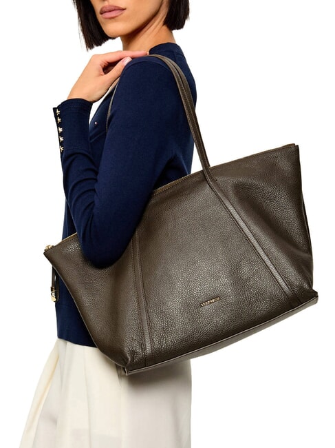 NORY Leather Shopping Bag mud - Women&rsquo;s Bags