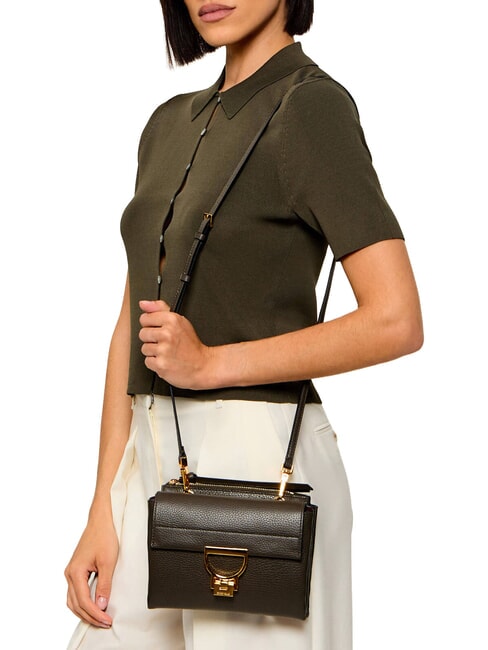 ARLETTIS Textured leather minibag mud - Women&rsquo;s Bags