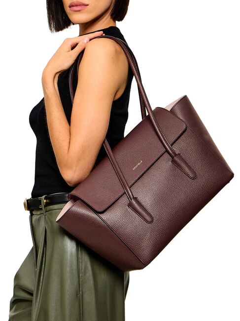 DOUBLE BEAT Shoulder bag berry - Women&rsquo;s Bags