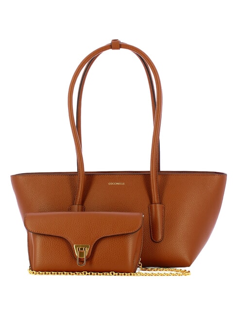 DOUBLE BEAT Shopper with clutch cognac - Women&rsquo;s Bags