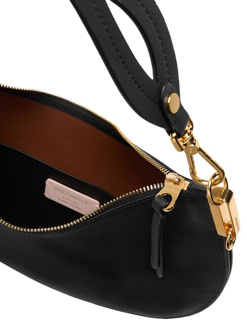 SUNUP Medium leather shoulder bag black/cognac - Women&rsquo;s Bags