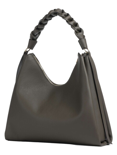BOHEME GRANA DOUBLE Large leather shoulder bag mud/honey - Women&rsquo;s Bags