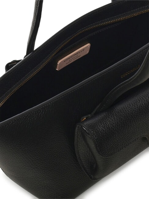 DOUBLE BEAT Shopper with clutch Black - Women&rsquo;s Bags