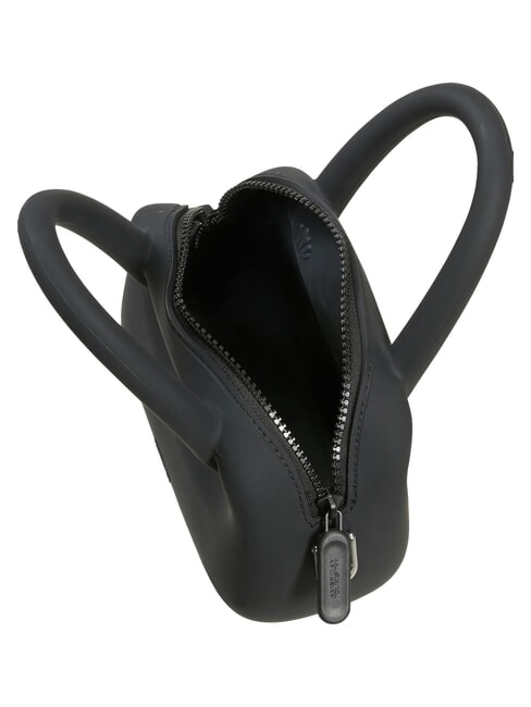 JELLYPOP Mini silicone bag, with shoulder strap BLACK - Travel Accessories